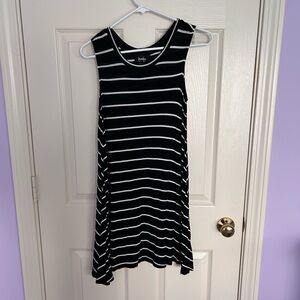 Black and White Tank Dress